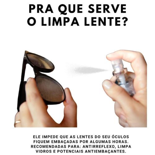 Kit de Limpa Lentes + Flanelas Óculos - Clean Up 25 ML