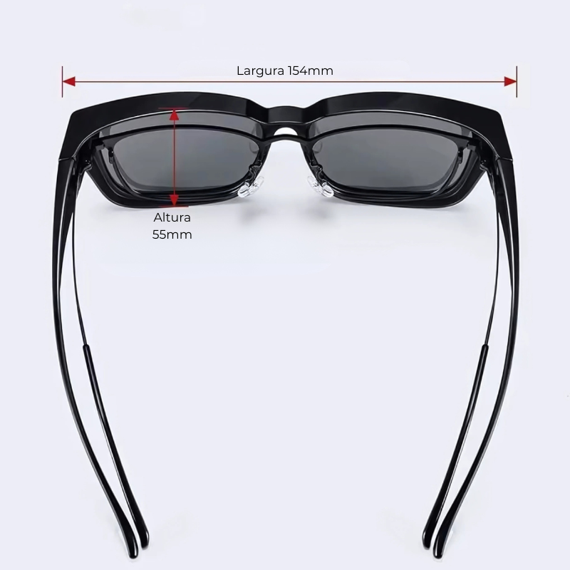 Óculos de Sobrepor Gold Raiban