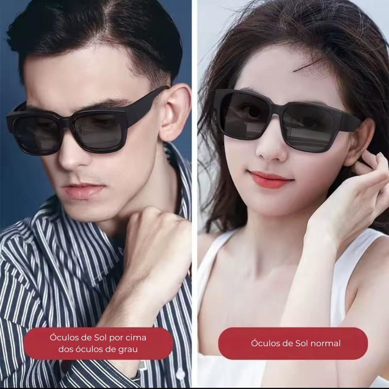 Óculos de Sobrepor Gold Raiban