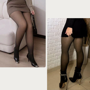 Meia Calça Peluciada Translucida  - Compre 1 Leve 2