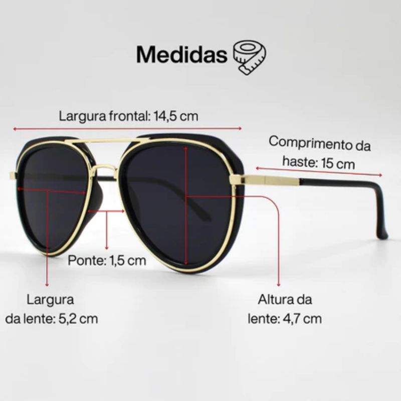 Óculos Aviator