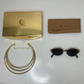 Kit 02 - Óculos Ibiza + Case + Colar