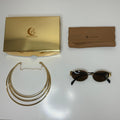 Kit 02 - Óculos Ibiza + Case + Colar