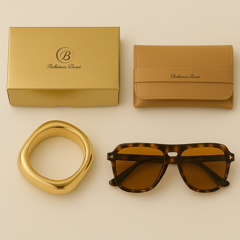 Kit 06 - Óculos Miami+ Case + Pulseira