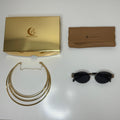 Kit 02 - Óculos Ibiza + Case + Colar
