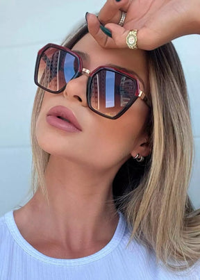 Óculos de Sol Feminino La Lilly Marrom