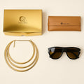 Kit 01 - Óculos Tulum + Case + Colar