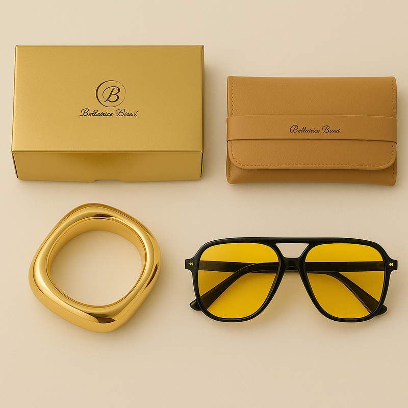 Kit 06 - Óculos Miami+ Case + Pulseira