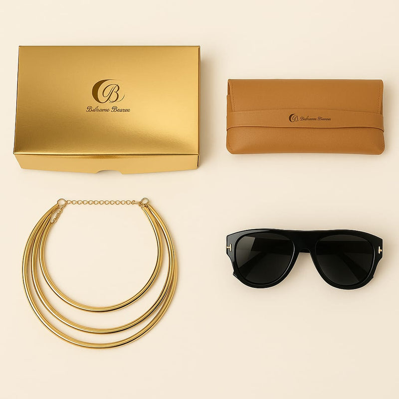 Kit 01 - Óculos Tulum + Case + Colar